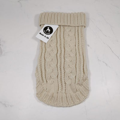 Oatmeal Cable Knit Jumper