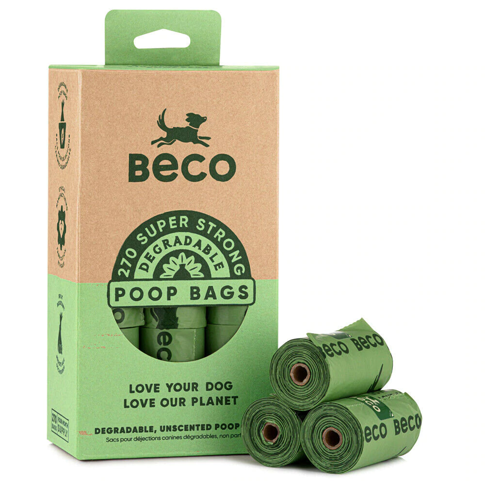 Beco Dog Poop Bags Unscented 270 Pack