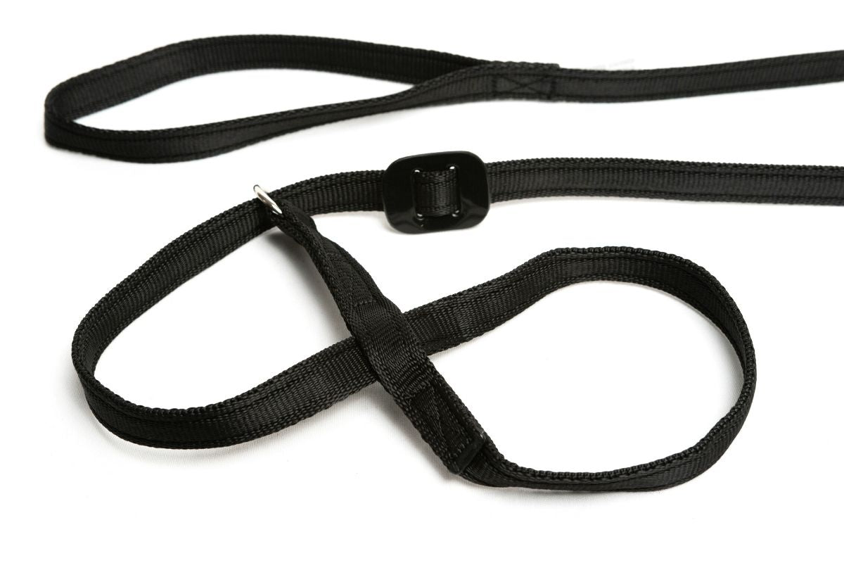 Gencon Stop Pulling All-In-One Headcollar and Lead Black