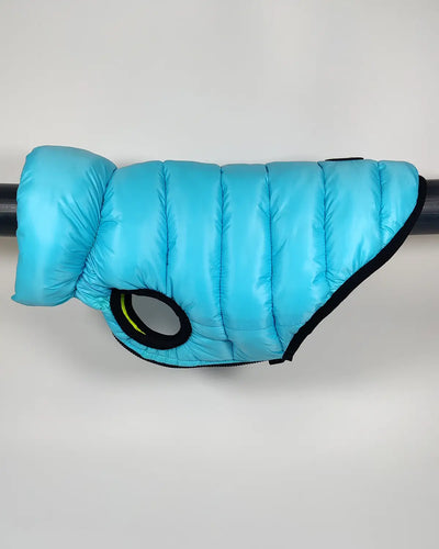 Reversible Waterproof Puffa Jacket - Blue