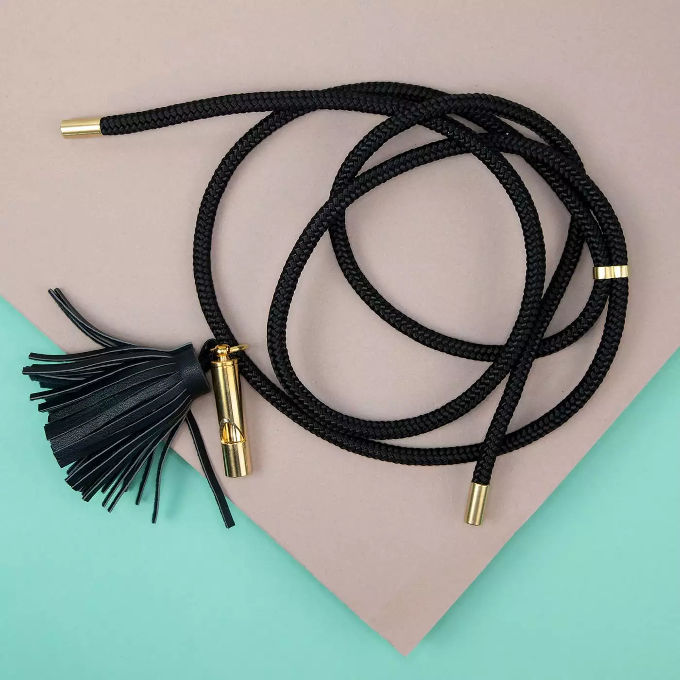 Beautiful Dog Whistle and Tassel Necklace